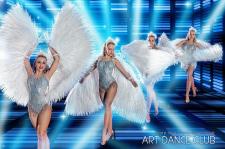 Ангел, танец с крыльми, белые крылья, Театр Танца Анны Кузнецовой Art Dance Club, шоу-балет, арт данс шоу, танцевальное шоу, ADCSHOW